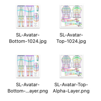 SECOND LIFE UV MAPS visual data 6